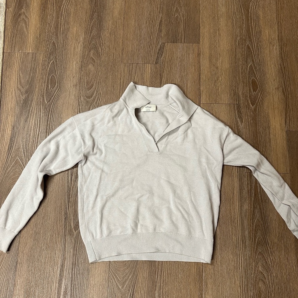 Aritizia Wilfred Collared Sweater